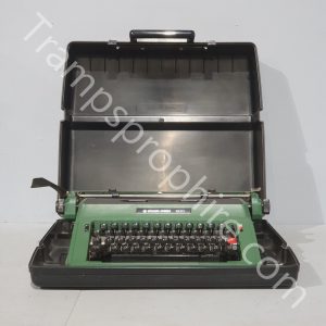Green Typewriter In Case