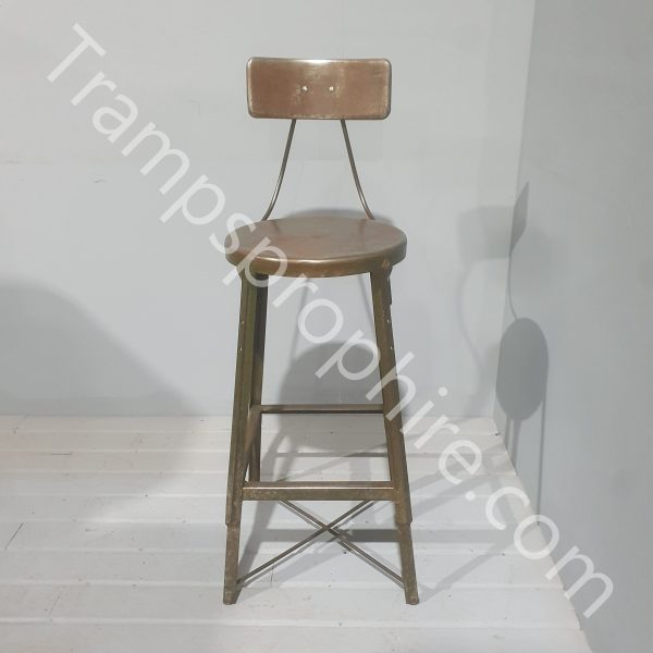 Industrial Metal Stool Chair
