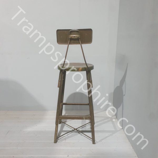 Industrial Metal Stool Chair