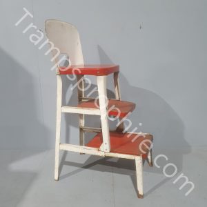 Red And White Step Stool