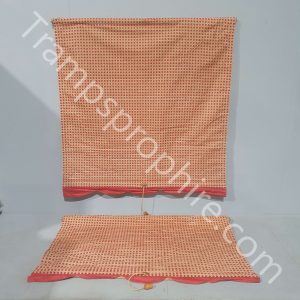 Red Fabric Roller Blind