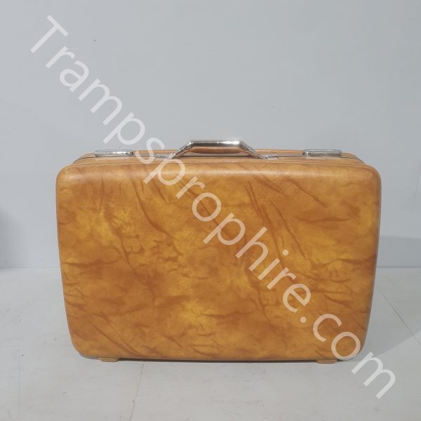 Vintage Tan Tourister Suitcase