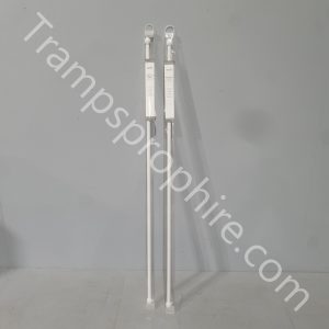 White Expanding Curtain Tension Rod