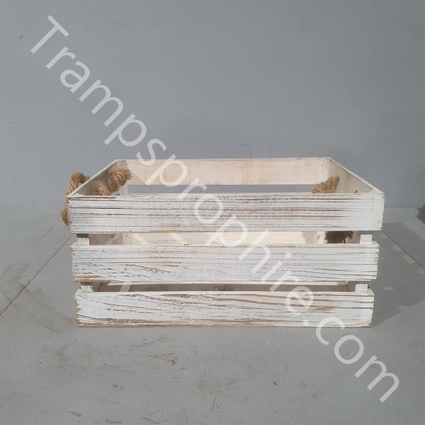 White Wooden Crate