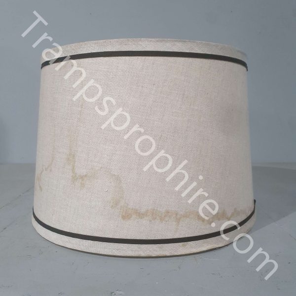 Beige And Black Lampshade