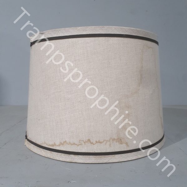 Beige And Black Lampshade