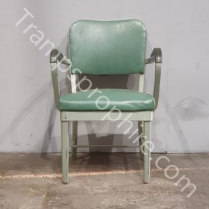 Green Tanker Style Chair