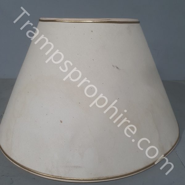 Ivory And Gold Lampshade