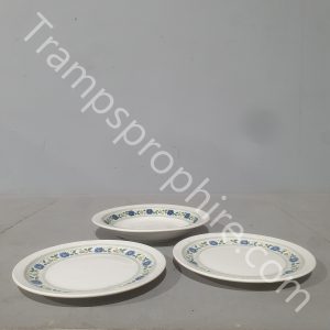 White And Floral Plate