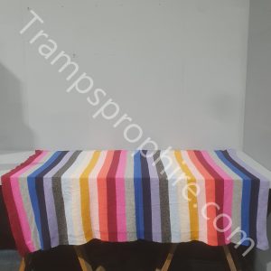 Colourful Knitted Throw