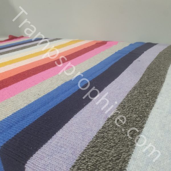 Colourful Knitted Throw