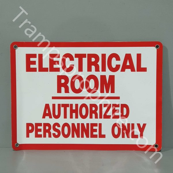 Electrical Room Metal Sign