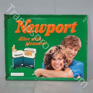 Newport Cigarettes Metal Sign