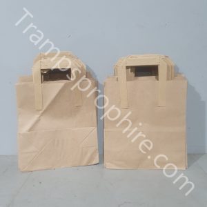 Pack of 20 Small Paper Grocery Bags With Handle
