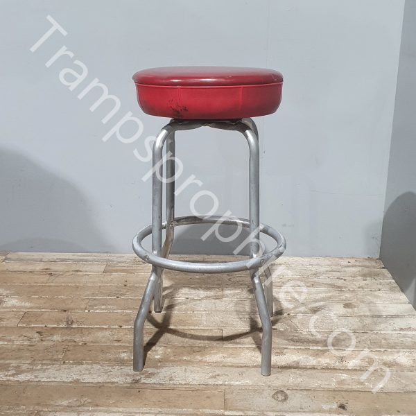 Tall Red Diner Stools