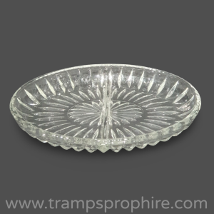 Divided Glass Dish