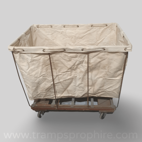 Laundry Cart Industrial Canvas
