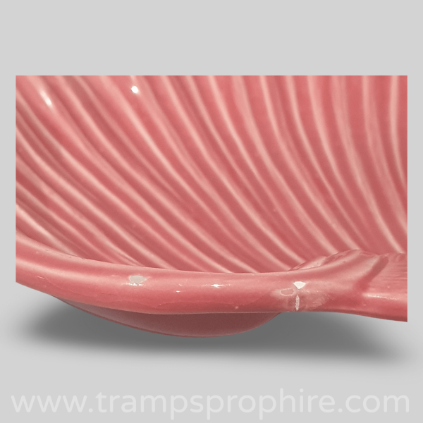 Pink Ceramic Shell Dish