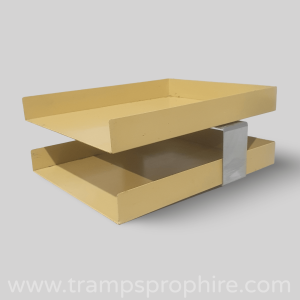 Mustard Coloured Office Paper Tray
