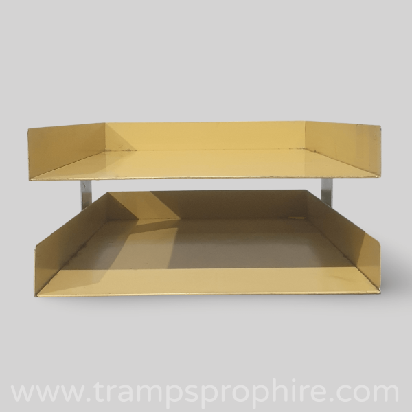 Mustard Coloured Office Paper Tray