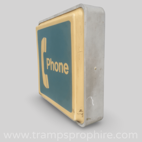 Payphone Light Up Sign