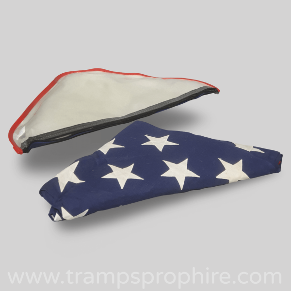 Folded American Flag In Bag