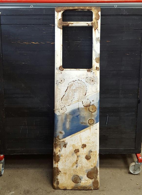 Original White and Blue Gas Pump Door