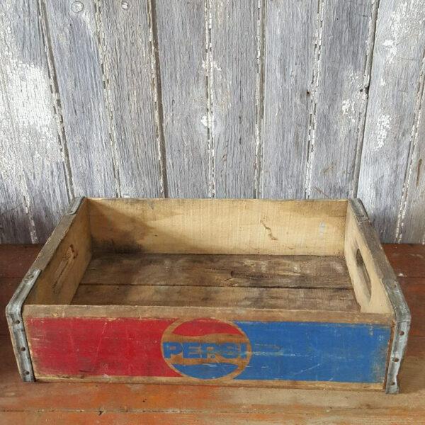 Vintage Rustic Wooden Pepsi Crate