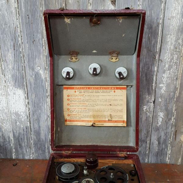 Vintage Wire Recorder
