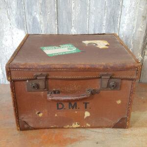 Brown Travel Square Suitcase