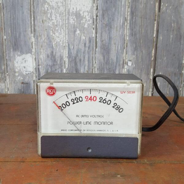 Vintage TV Power Line Monitor Test Device