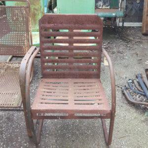 Vintage American Porch Lawn Chair Metal