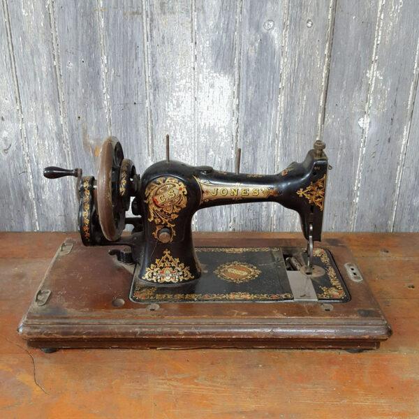 Jones Vintage Hand Crank Sewing Machine