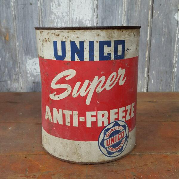 Vintage Unico Anti-freeze Can Tin