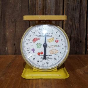 Yellow American Kitchen Scales