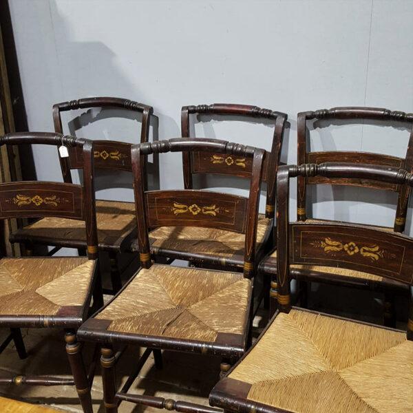 Wooden Rush Seat Chairs