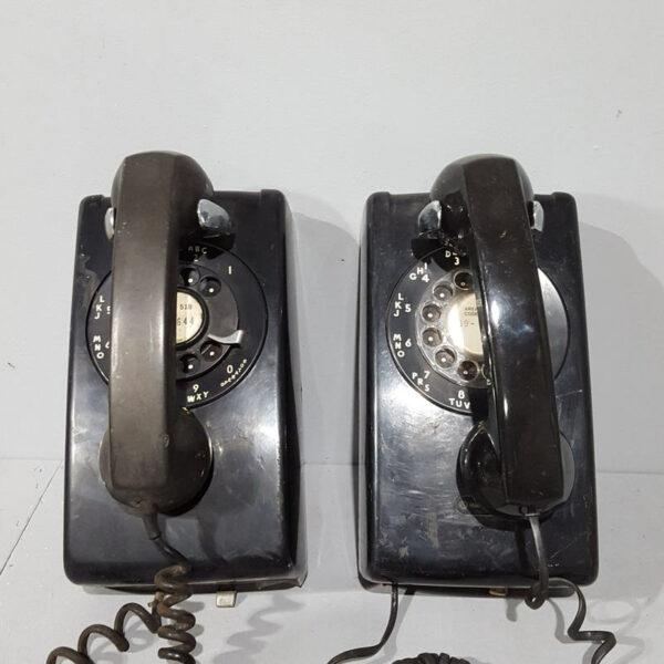 Black Rotary Wall Phones