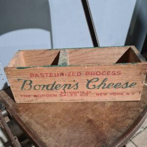 American Wooden Advertising Cheese Boxes Grocery Store
