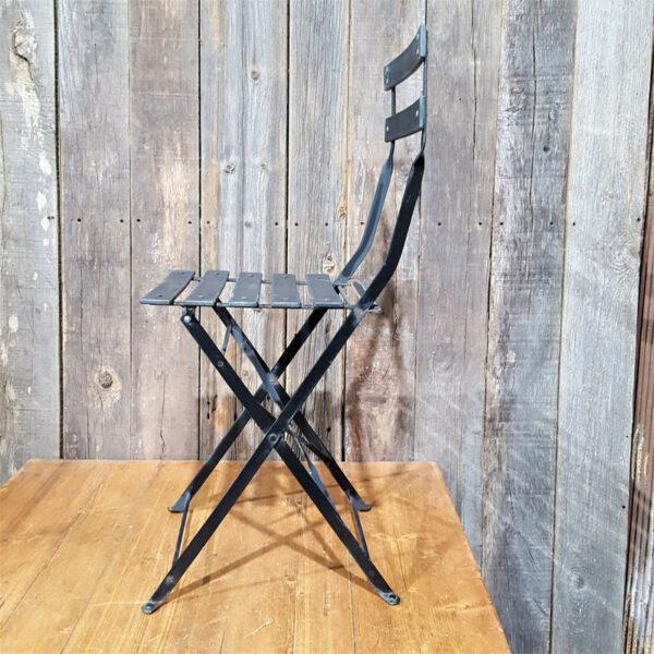 Pair Of Grey Bistro Chairs