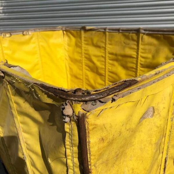 Industrial Laundry Cart Yellow