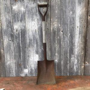 Vintage Garden Shovel with Wooden Handle