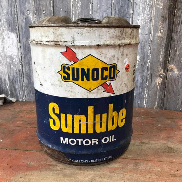 Original Sunoco Motor Oil Can