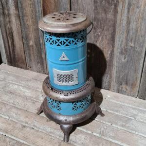 Vintage Blue Oil Heater