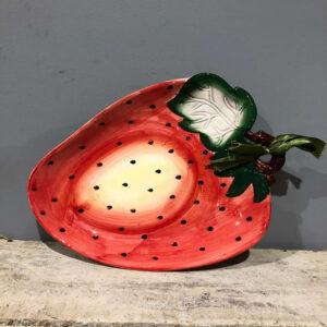 Strawberry Shaped Plate